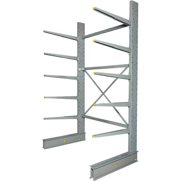 Single Sided Heavy Duty Cantilever Rack Starter, 72inWx50inDx120inH, Global Industrial, Mfr#: 320823